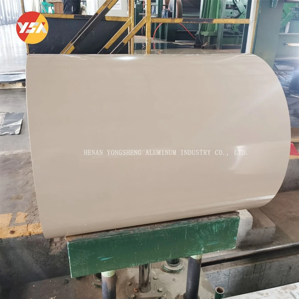 White color coated aluminum coil